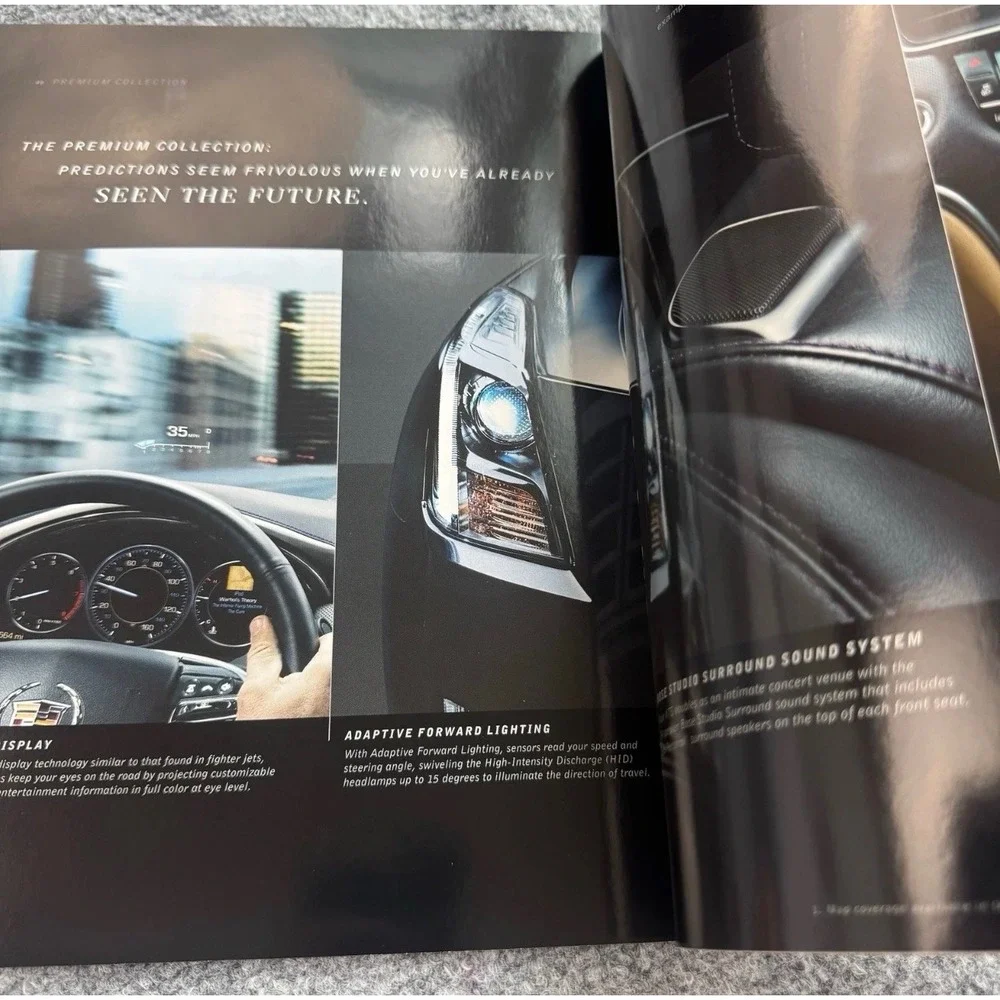 2013 All-New Cadillac XTS Sales Brochure Luxury Sedan Catalog Portfolio